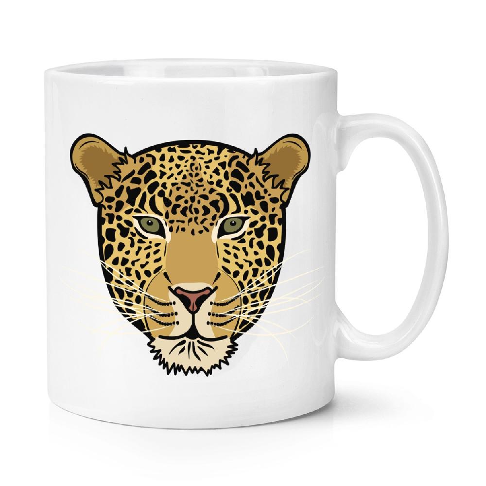 gift base Leopard Face 10oz Mug Cup