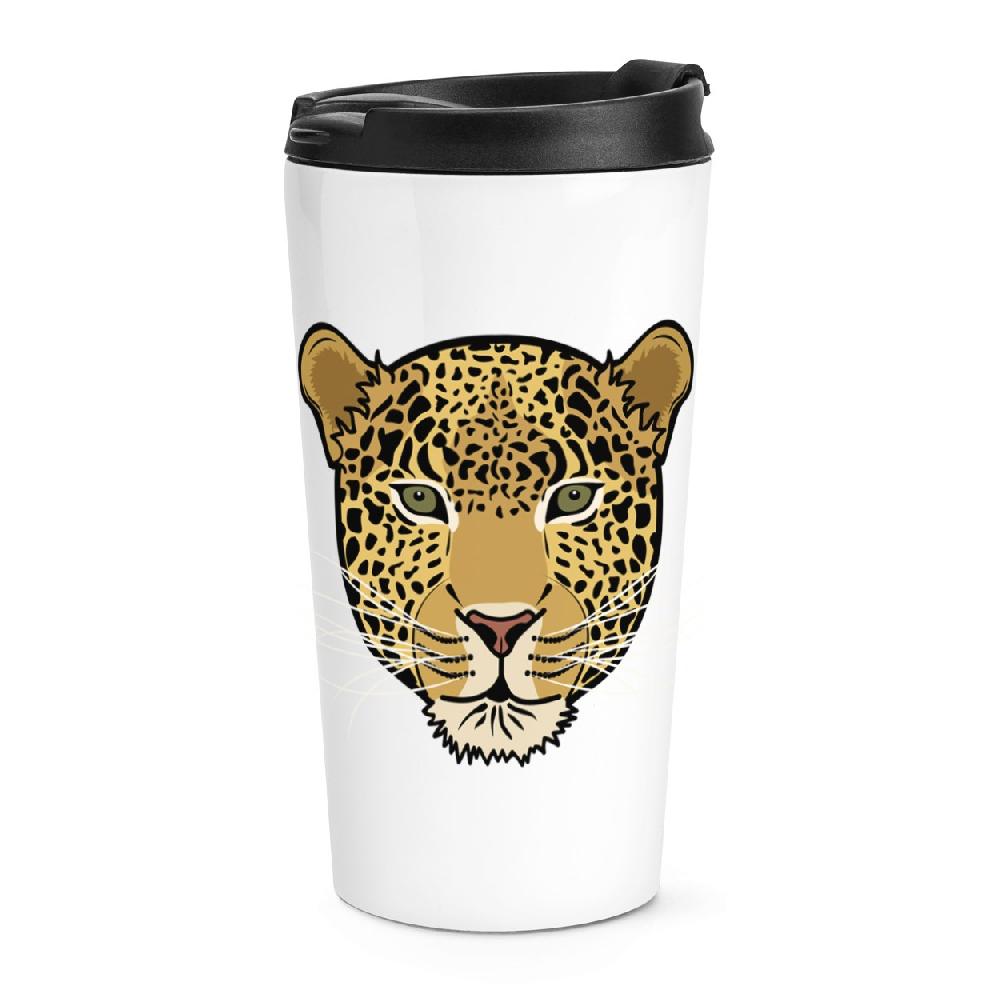 gift base Leopard Face Travel Mug Cup