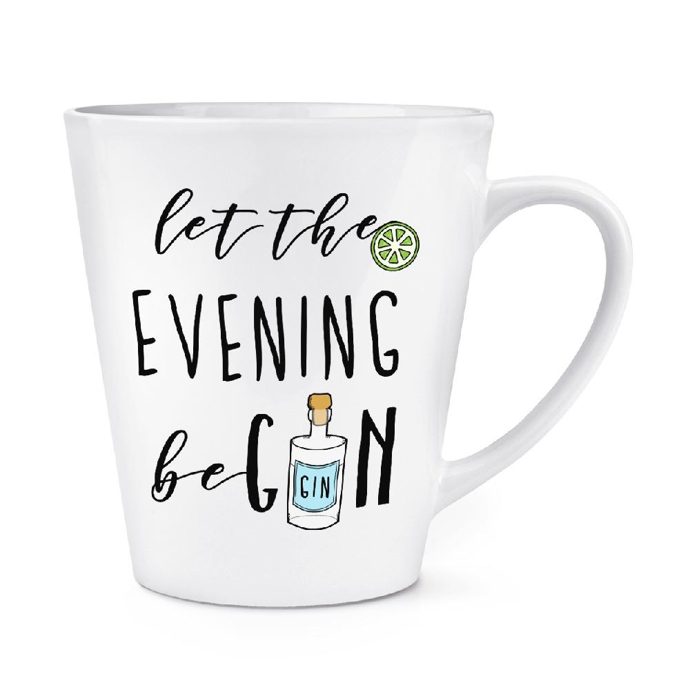gift base Let The Evening BeGIN 12oz Latte Mug Cup
