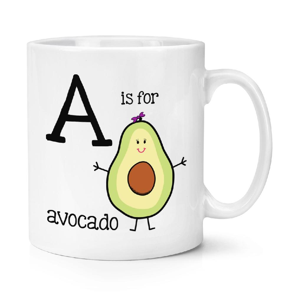 gift base Letter A Is For Avocado 10oz Mug Cup