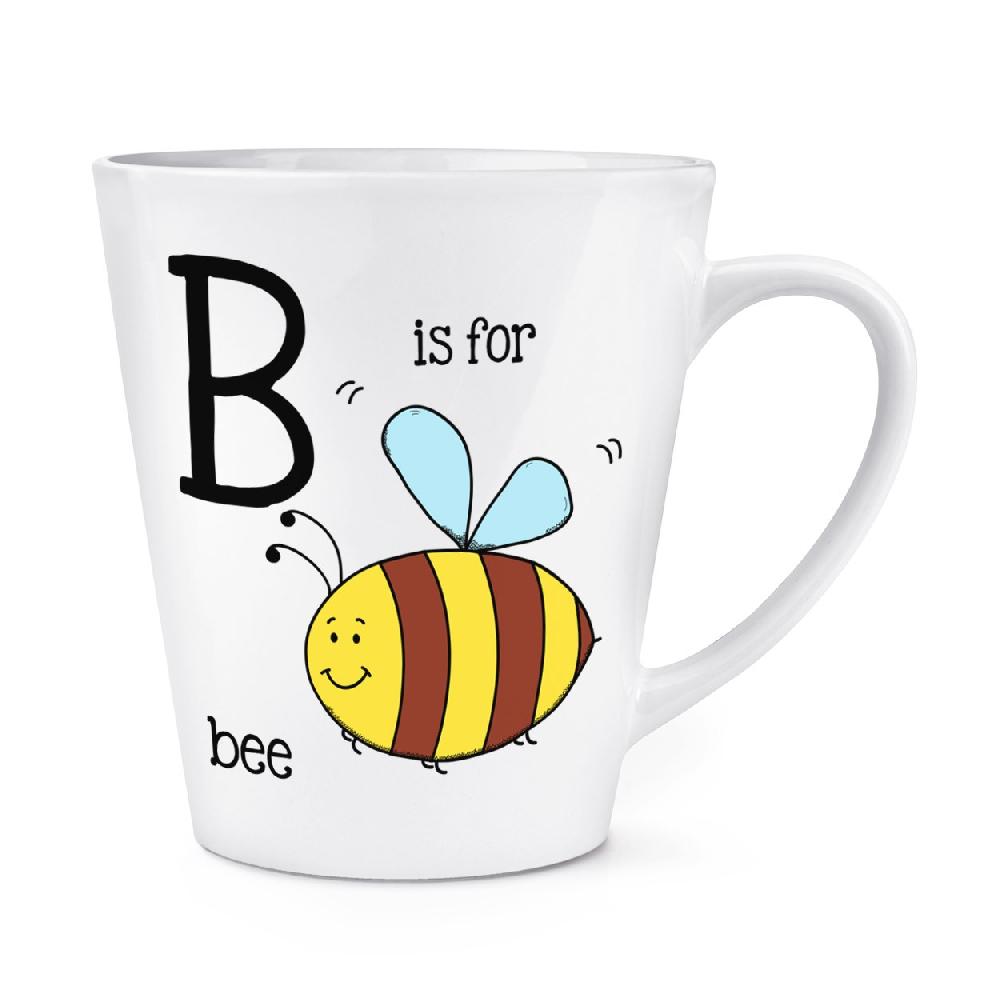 gift base Letter B Is For Bee 12oz Latte Mug Cup