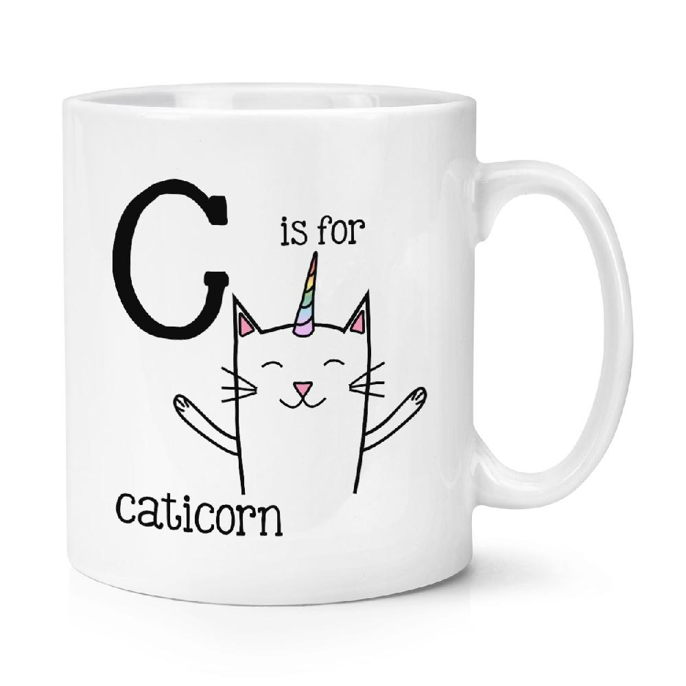 gift base Letter C Is For Caticorn 10oz Mug Cup