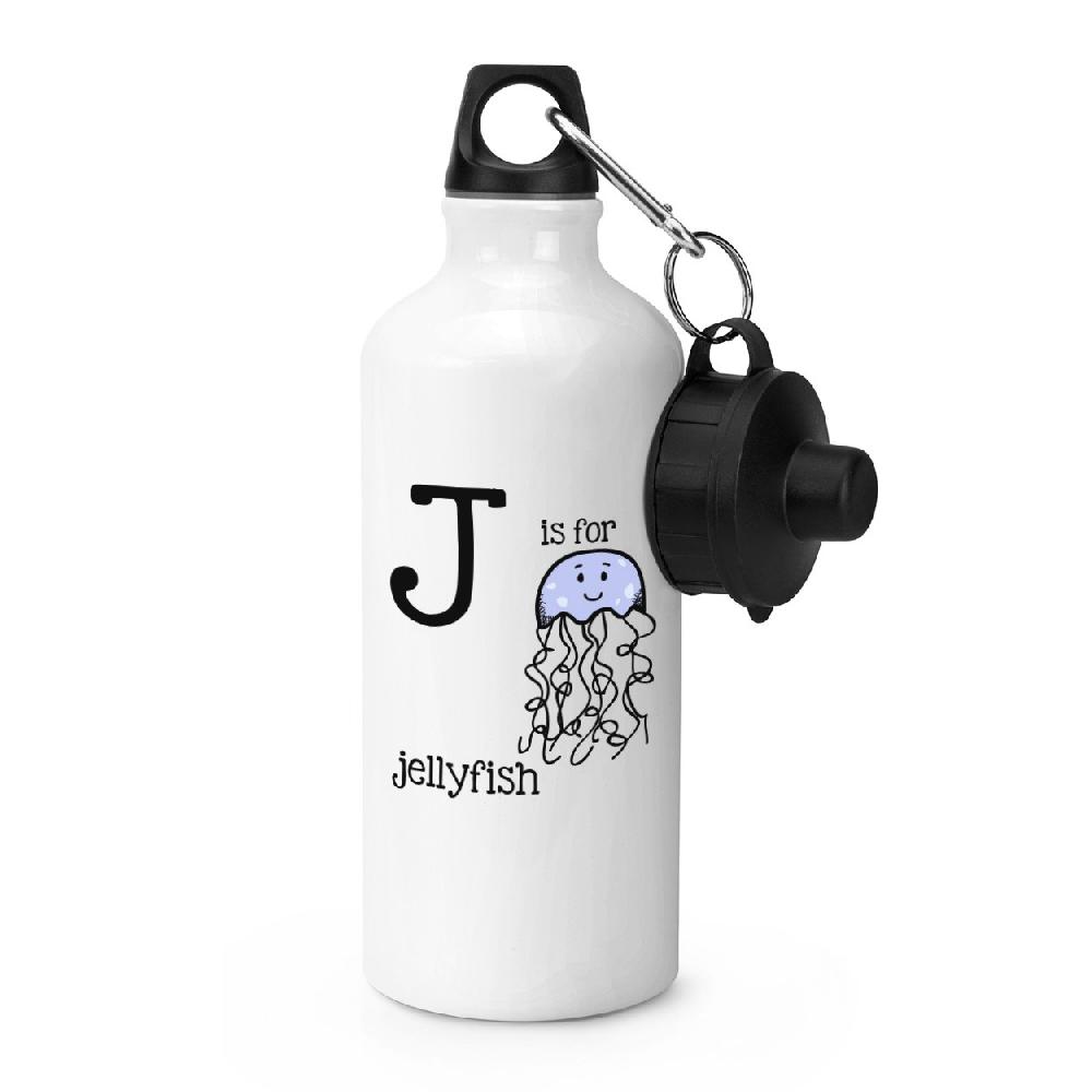 gift base Letter J Is For Jellyfish Sports Bottle