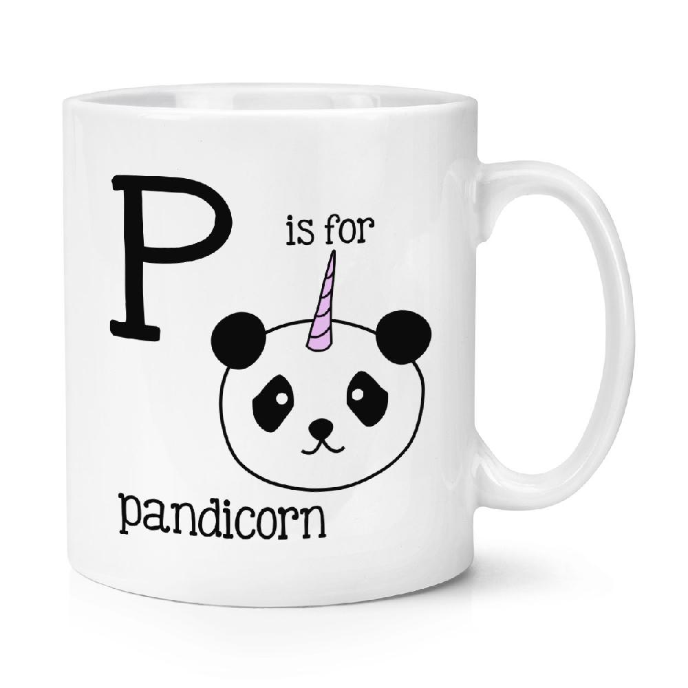 gift base Letter P Is For Pandicorn 10oz Mug Cup