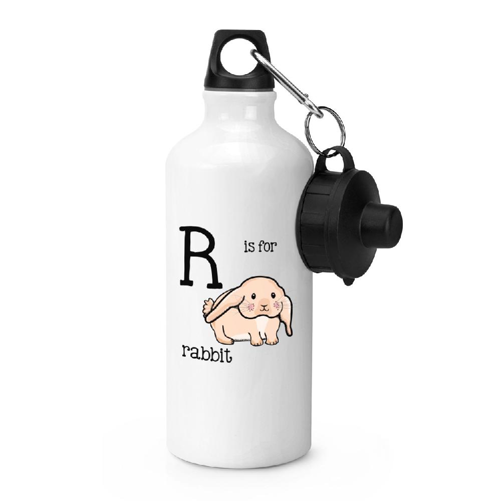 gift base Letter R Is For Rabbit Sports Bottle