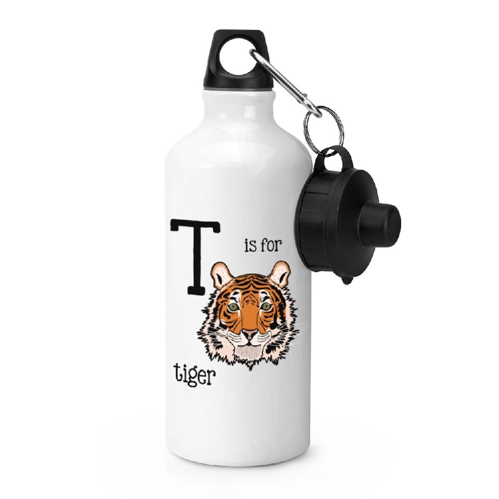 gift base Letter T Is For Tiger Sports Bottle