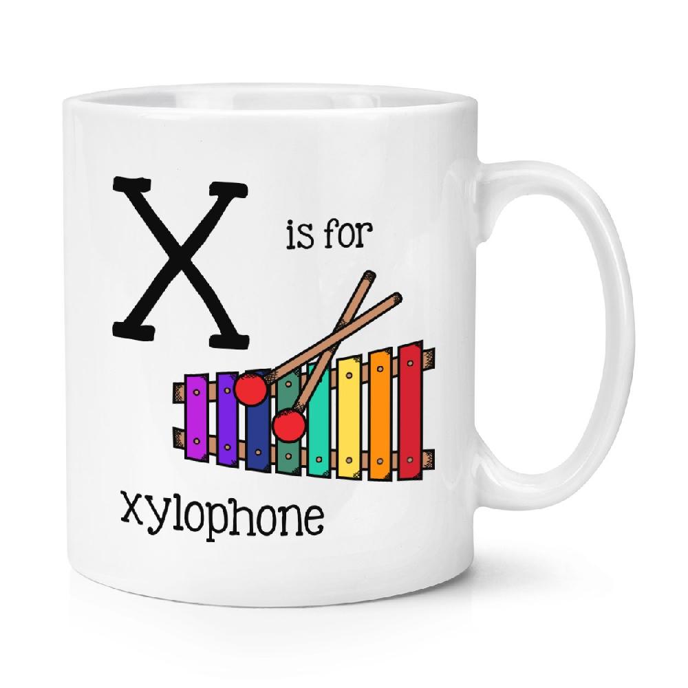 gift base Letter X Is For Xylophone 10oz Mug Cup