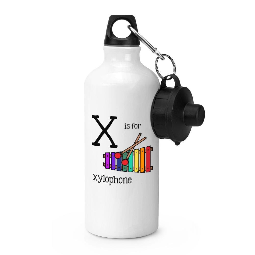 gift base Letter X Is For Xylophone Sports Bottle