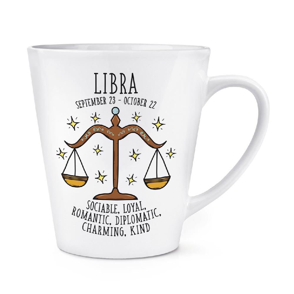 gift base Libra Horoscope 12oz Latte Mug Cup