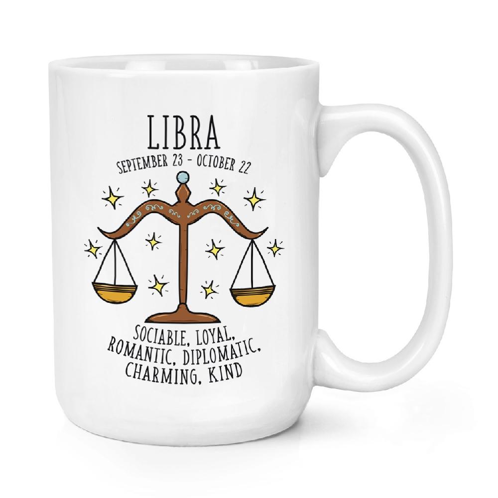 gift base Libra Horoscope 15oz Large Mug Cup
