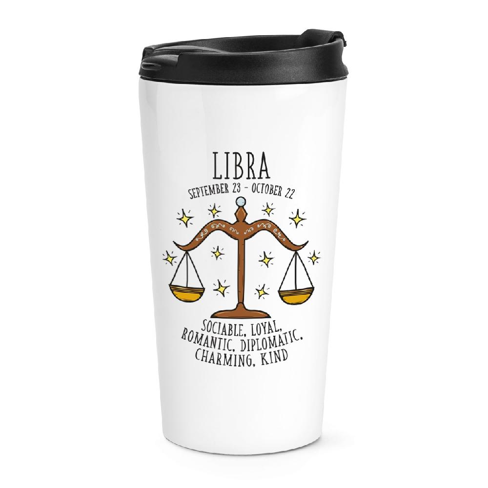 gift base Libra Horoscope Travel Mug Cup