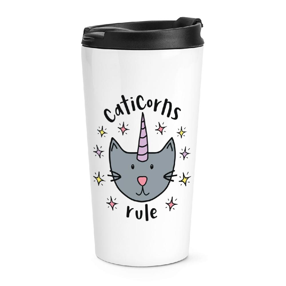 gift base Luna Caticorns Rule Travel Mug Cup