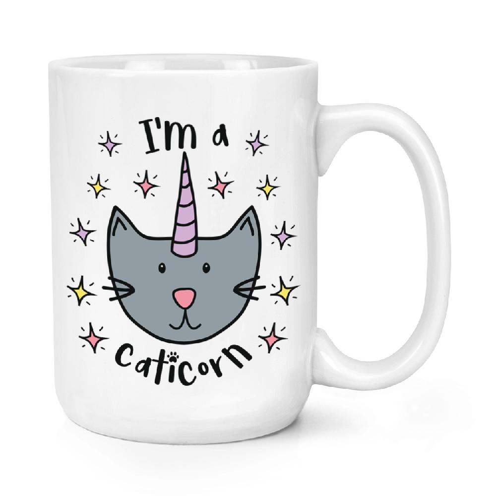 gift base Luna I'm A Caticorn 15oz Large Mug Cup