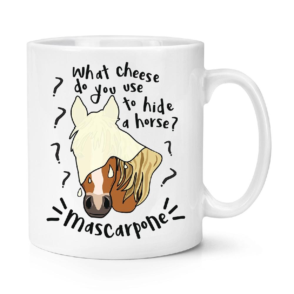 gift base Mascarpone Horse Joke 10oz Mug Cup