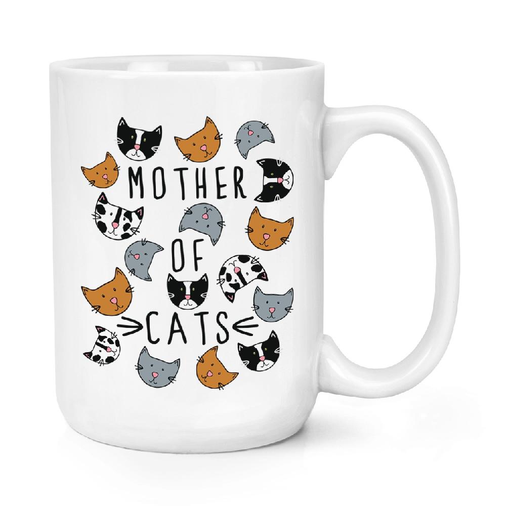 gift base Mother Of Cats 15oz Large Mug Cup