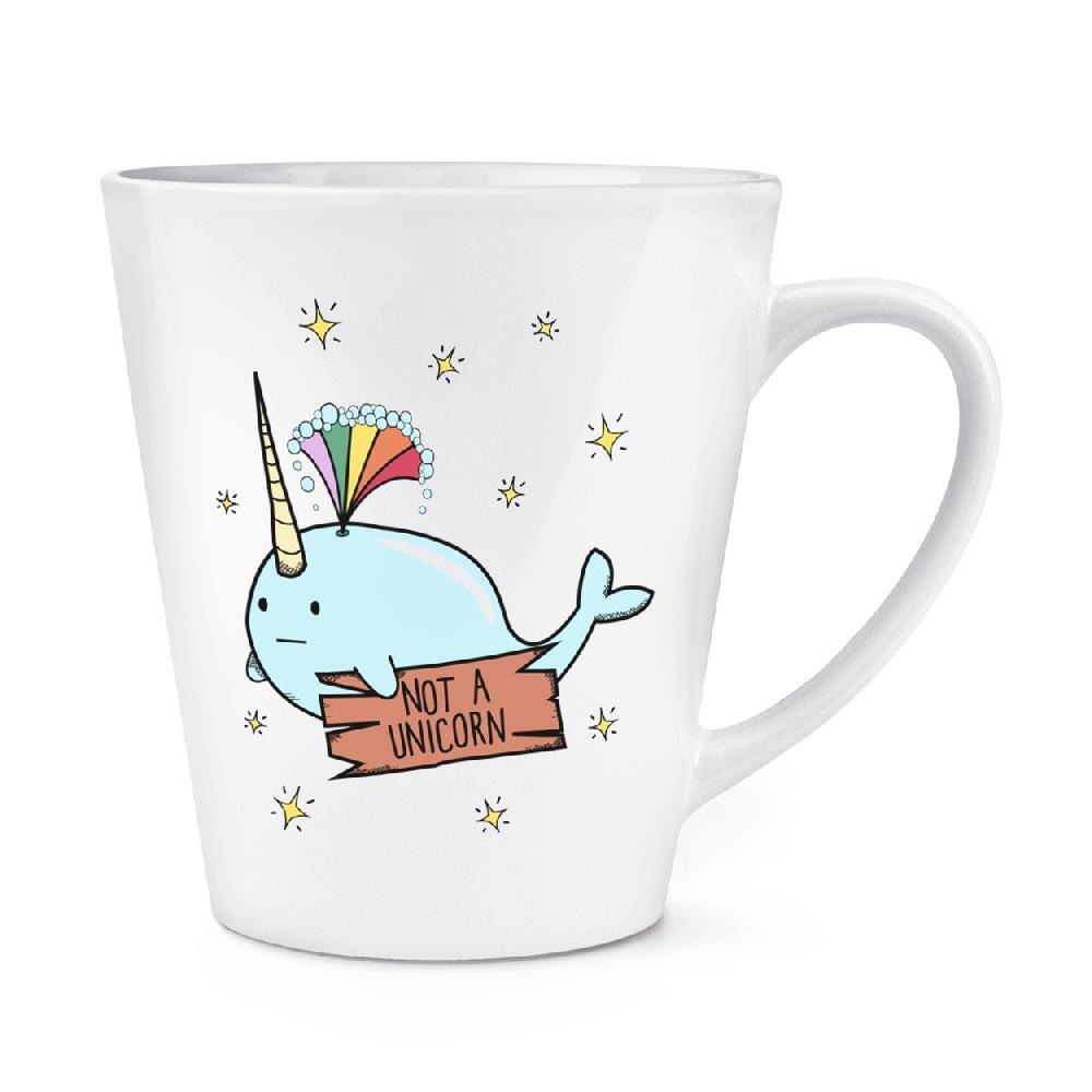 gift base Narwhal Not A Unicorn 12oz Latte Mug Cup