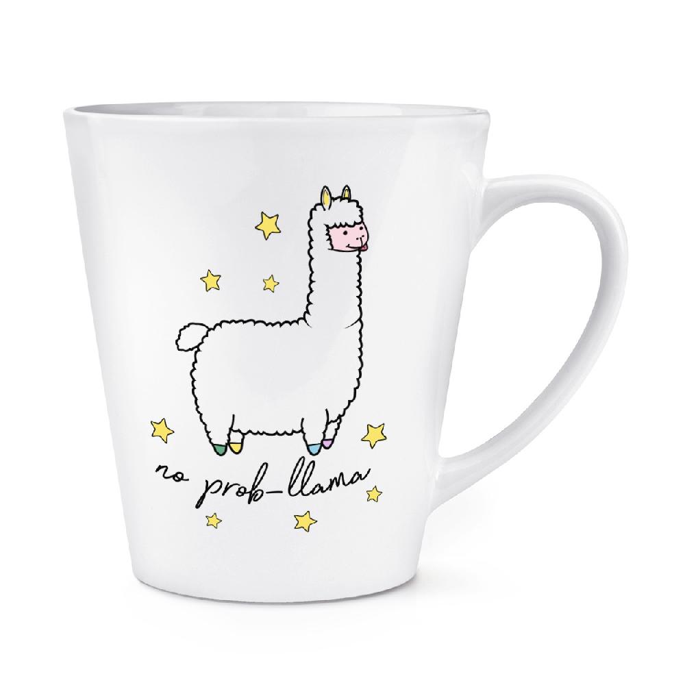 gift base No Prob-Llama 12oz Latte Mug Cup