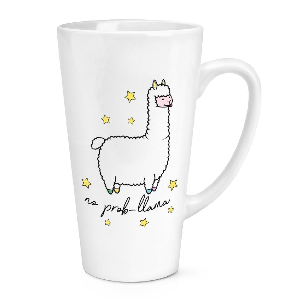 gift base No Prob-Llama 17oz Large Latte Mug Cup