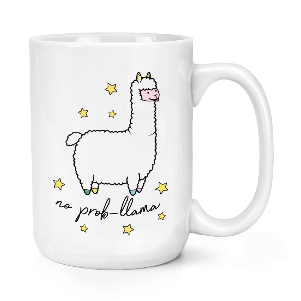 gift base No Prob-Llama Animal 15oz Large Mug Cup