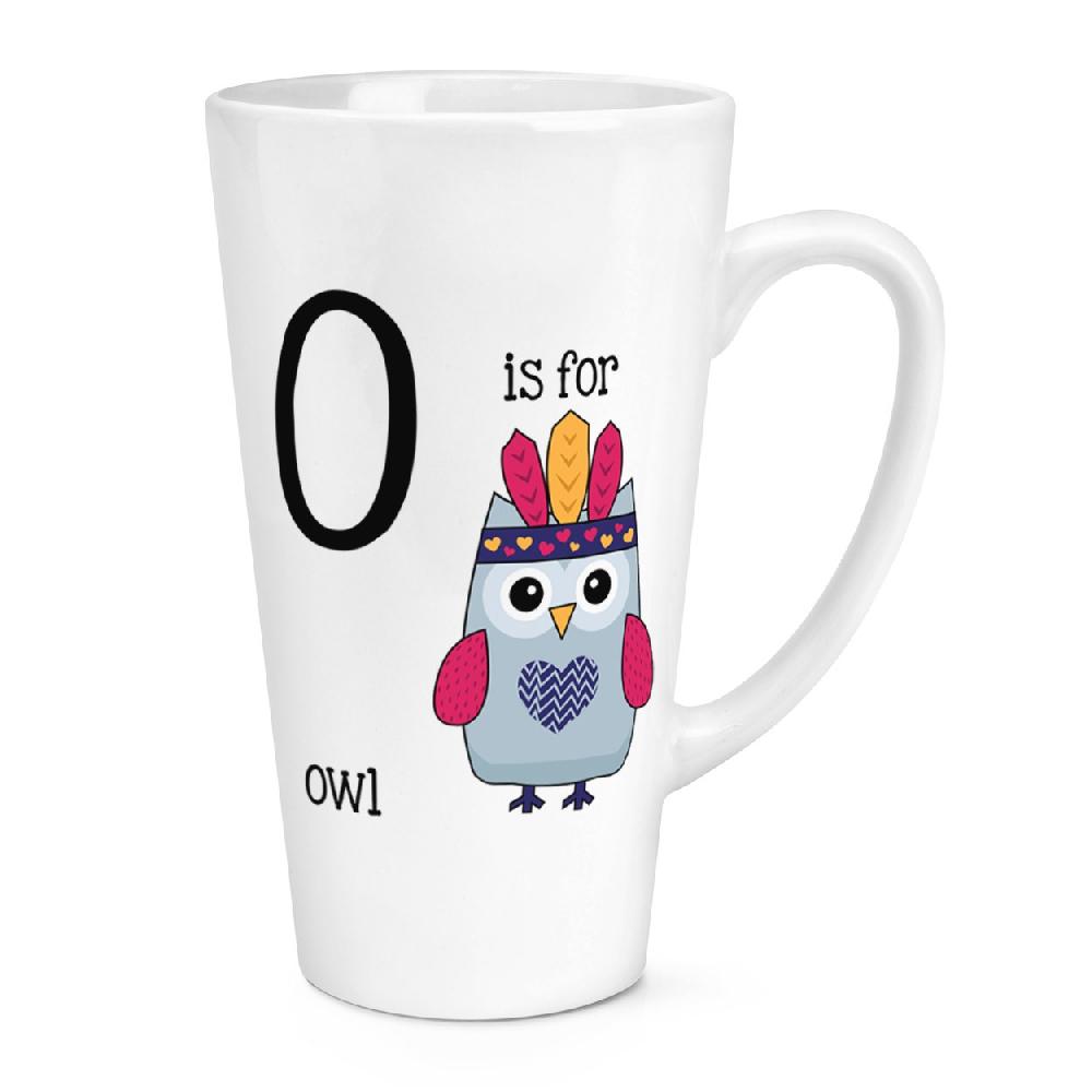 gift base O Is For Owl 17oz Large Latte Mug Cup