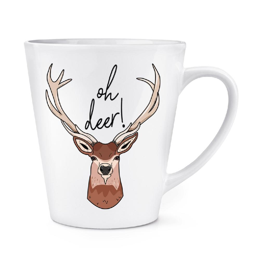gift base Oh Deer 12oz Latte Mug Cup