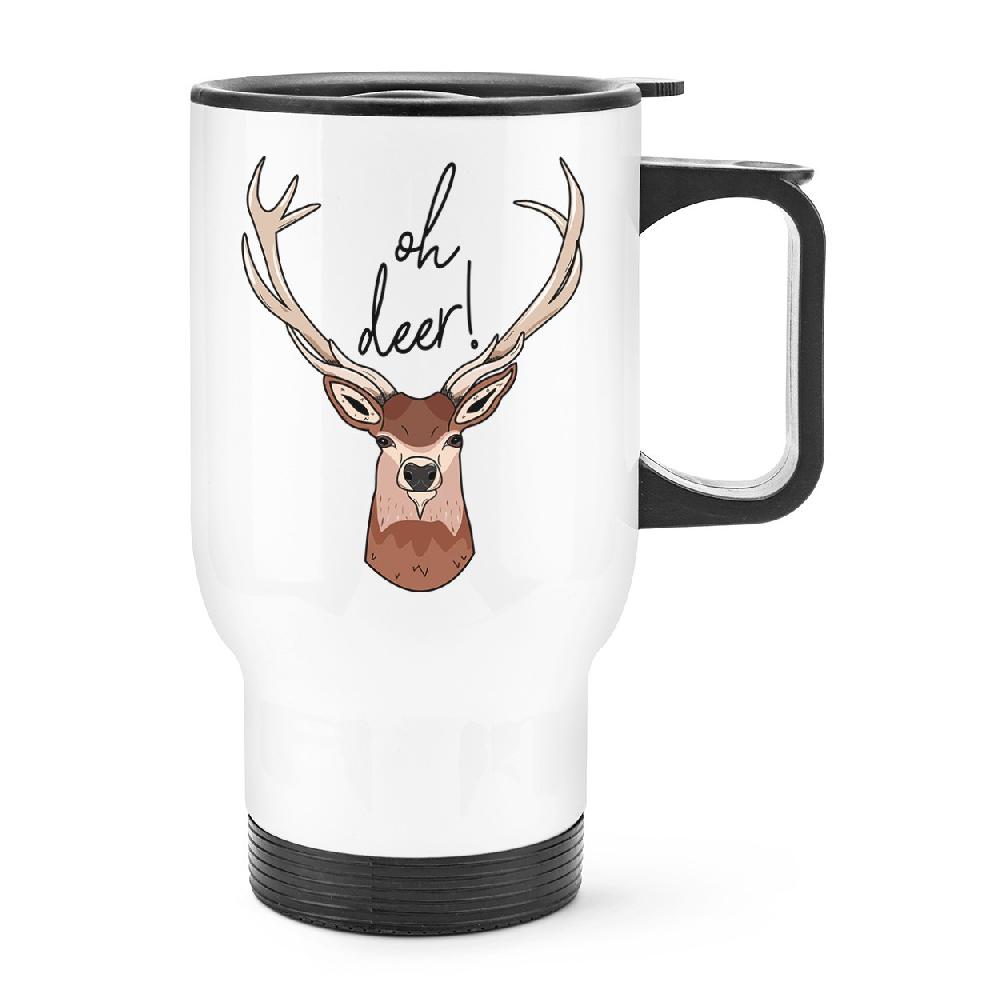 gift base Oh Deer Travel Mug Cup With Handle