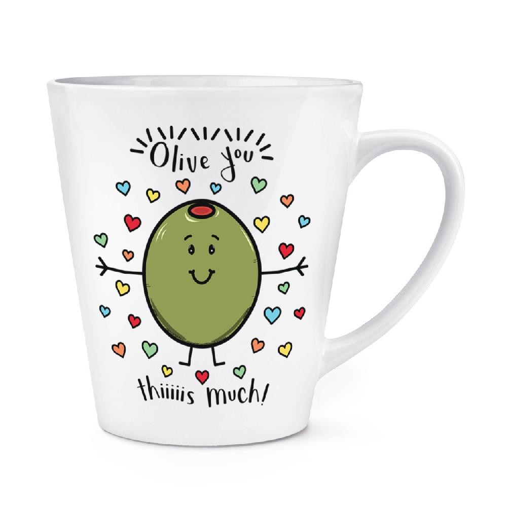 gift base Olive You This Much 12oz Latte Mug Cup