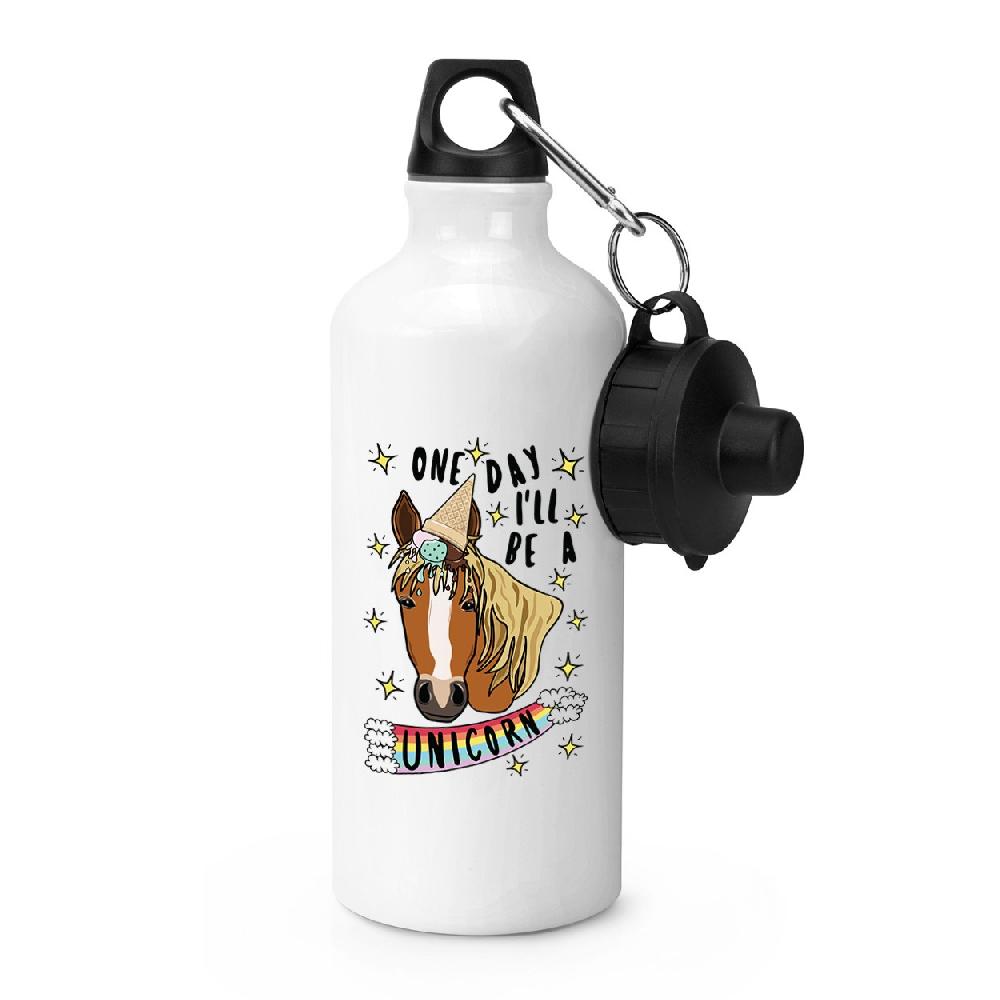 gift base One Day I'll Be A Unicorn Sports Bottle
