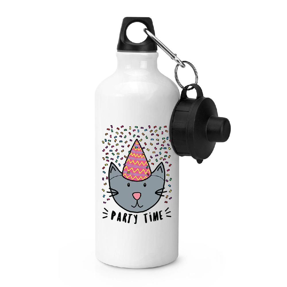 gift base Party Time Cat Sports Bottle