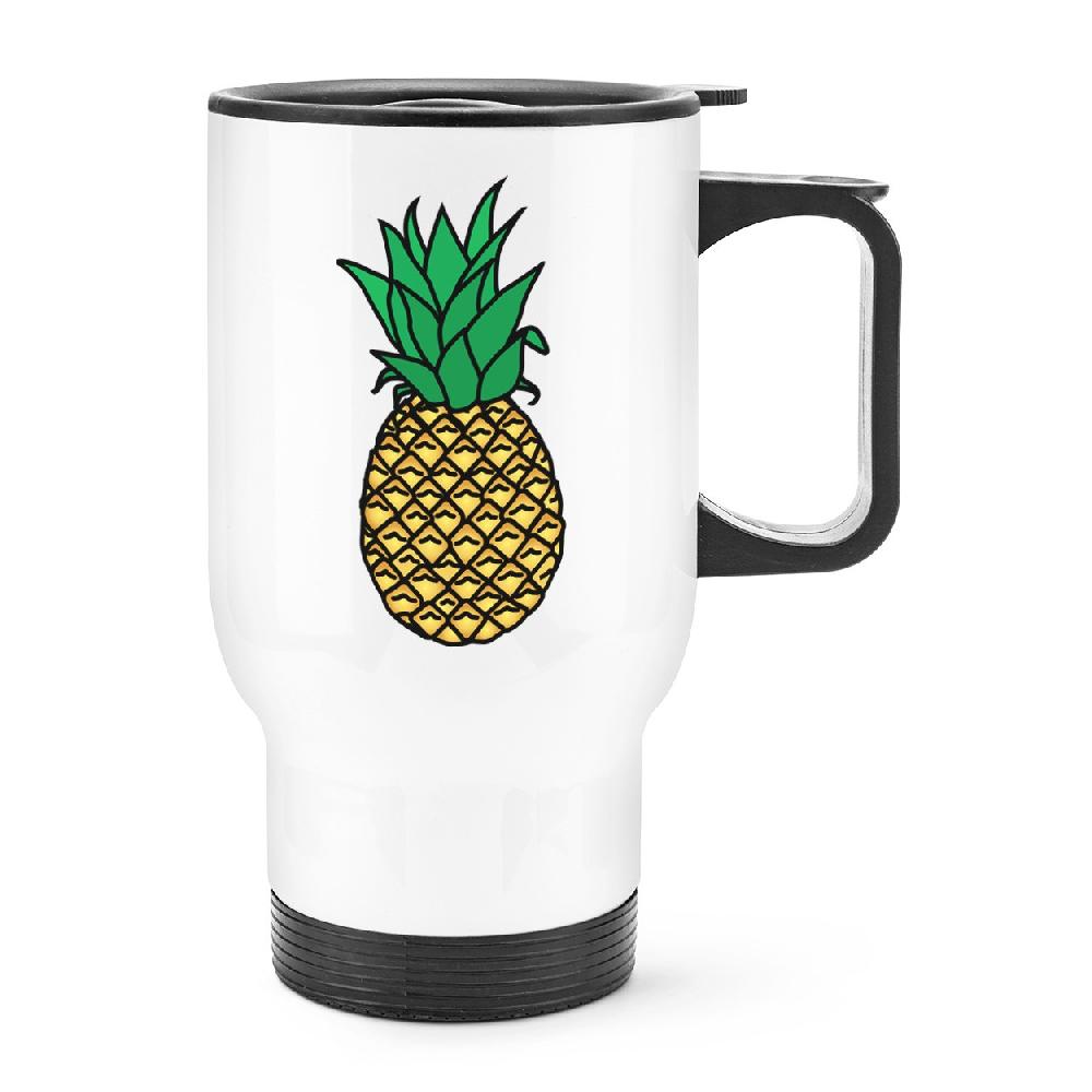 gift base Pineapple Travel Mug Cup With Handle
