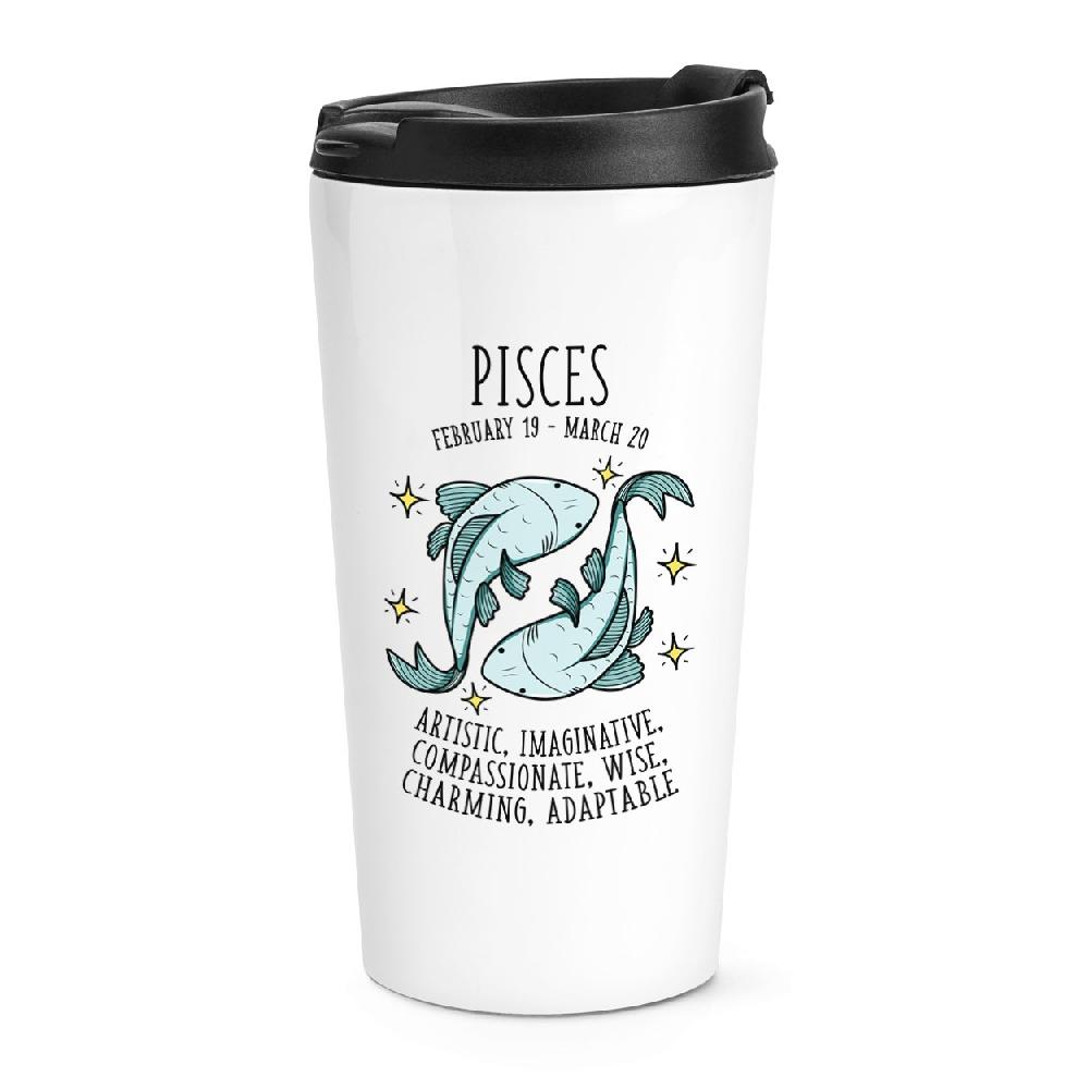 gift base Pisces Horoscope Travel Mug Cup
