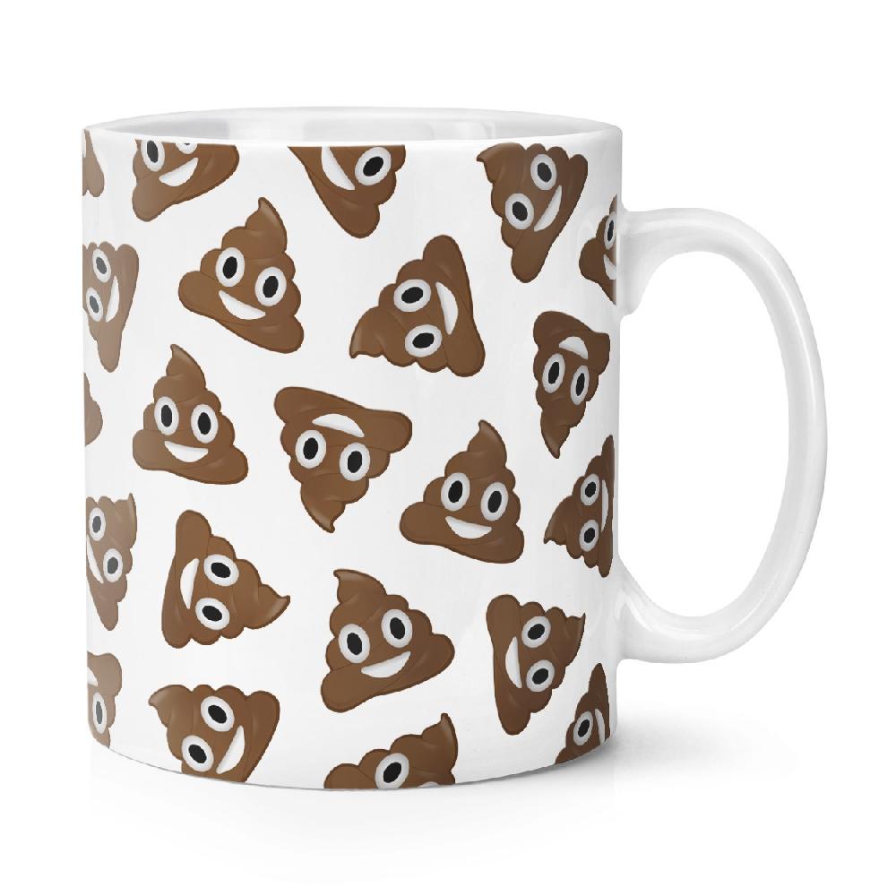 gift base Poo Poop Pattern 10oz Mug Cup