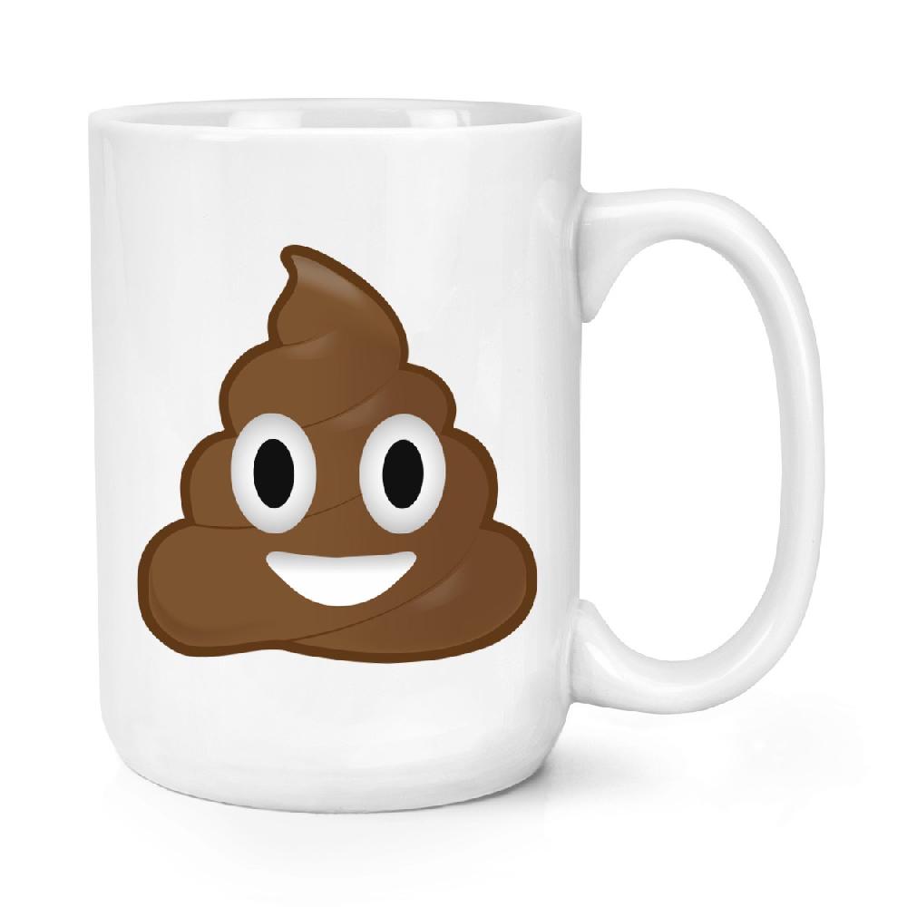 gift base Poop Poo Emoji 15oz Large Mug Cup