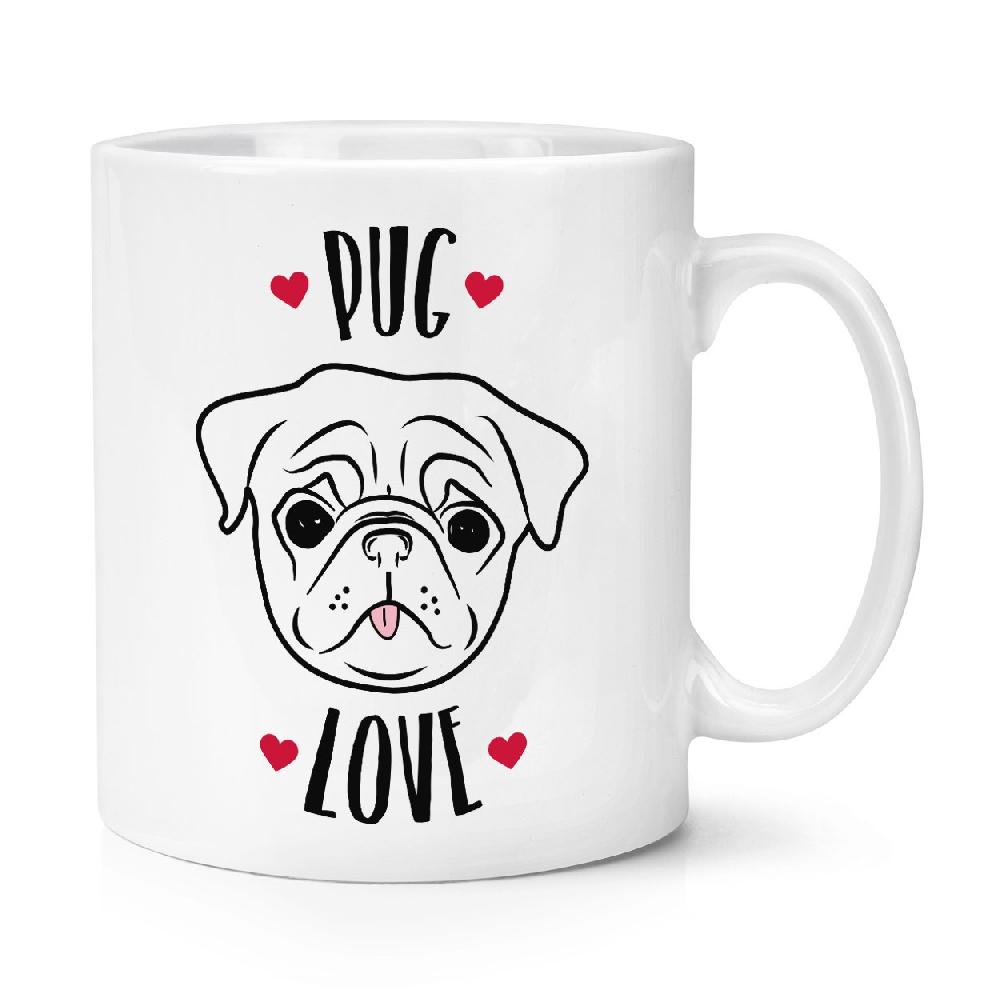 gift base Pug Love 10oz Mug Cup