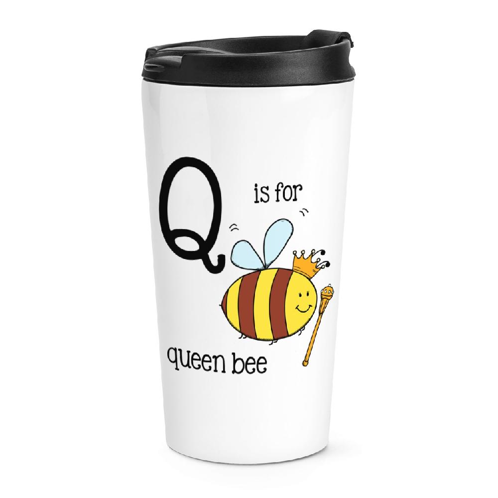 gift base Q Is For Queen Bee Travel Mug Cup
