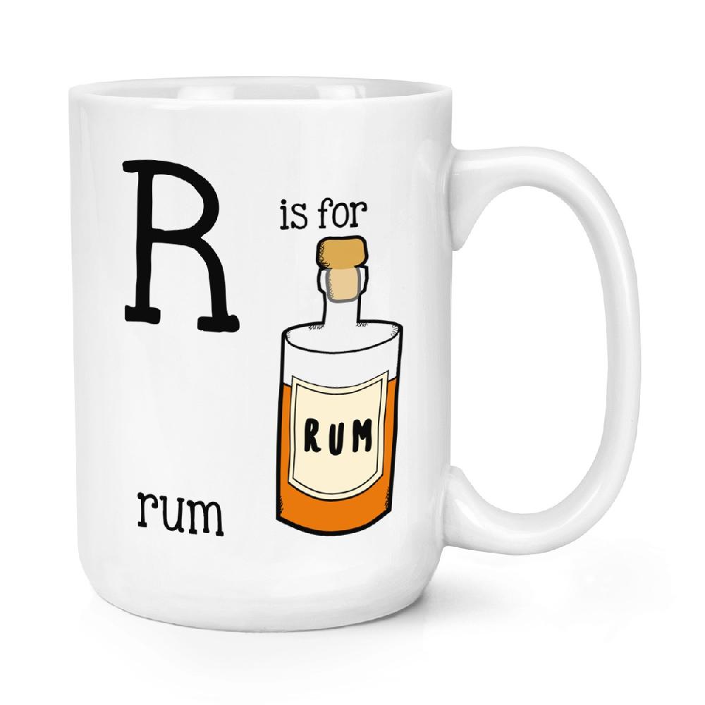 gift base R Is For Rum 15oz Large Mug Cup