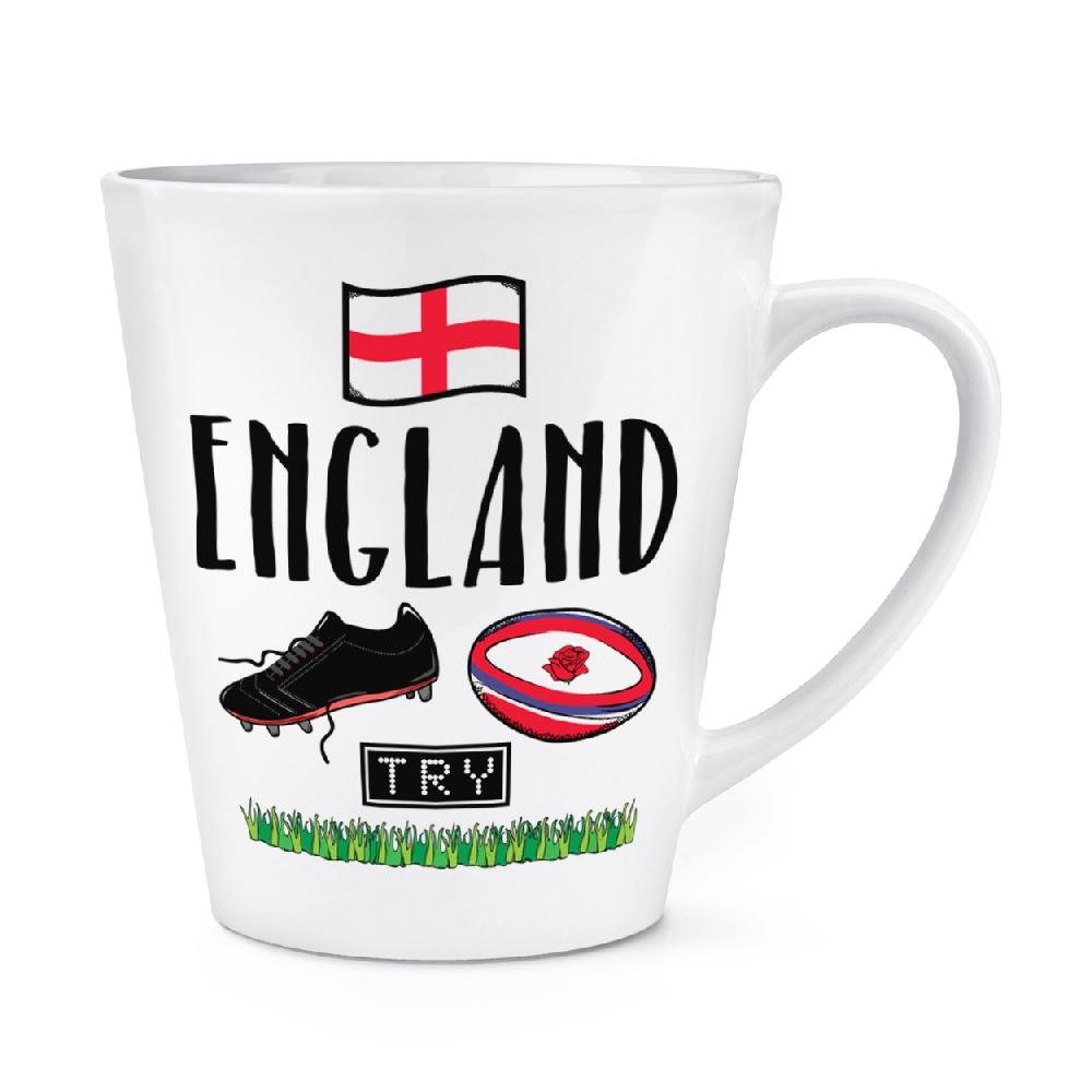 gift base Rugby England 12oz Latte Mug Cup