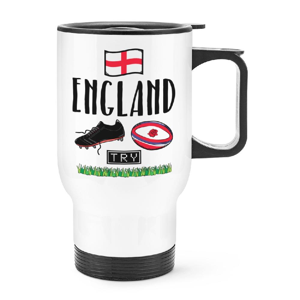gift base Rugby England Travel Mug Cup With Handle