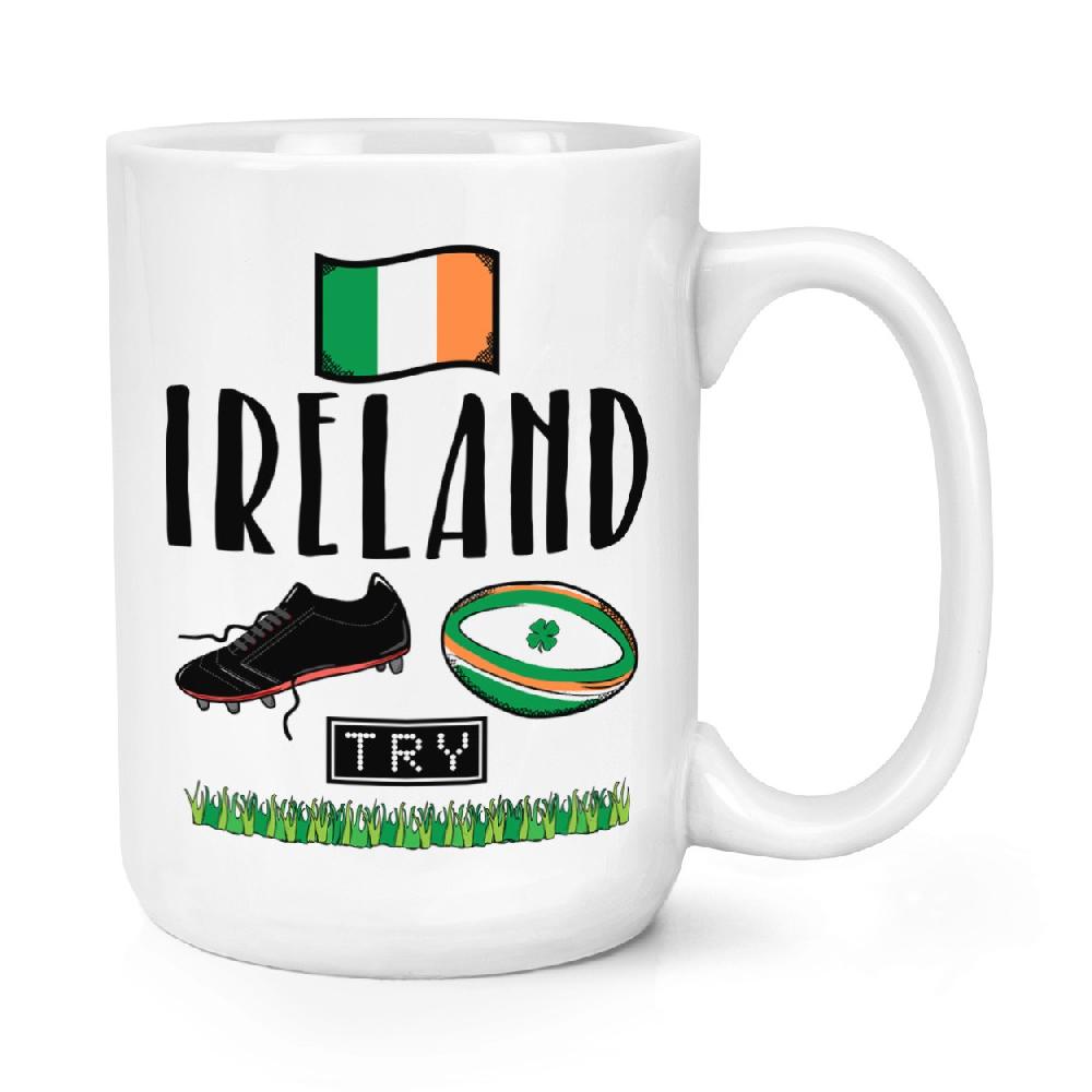 gift base Rugby Ireland 15oz Large Mug Cup