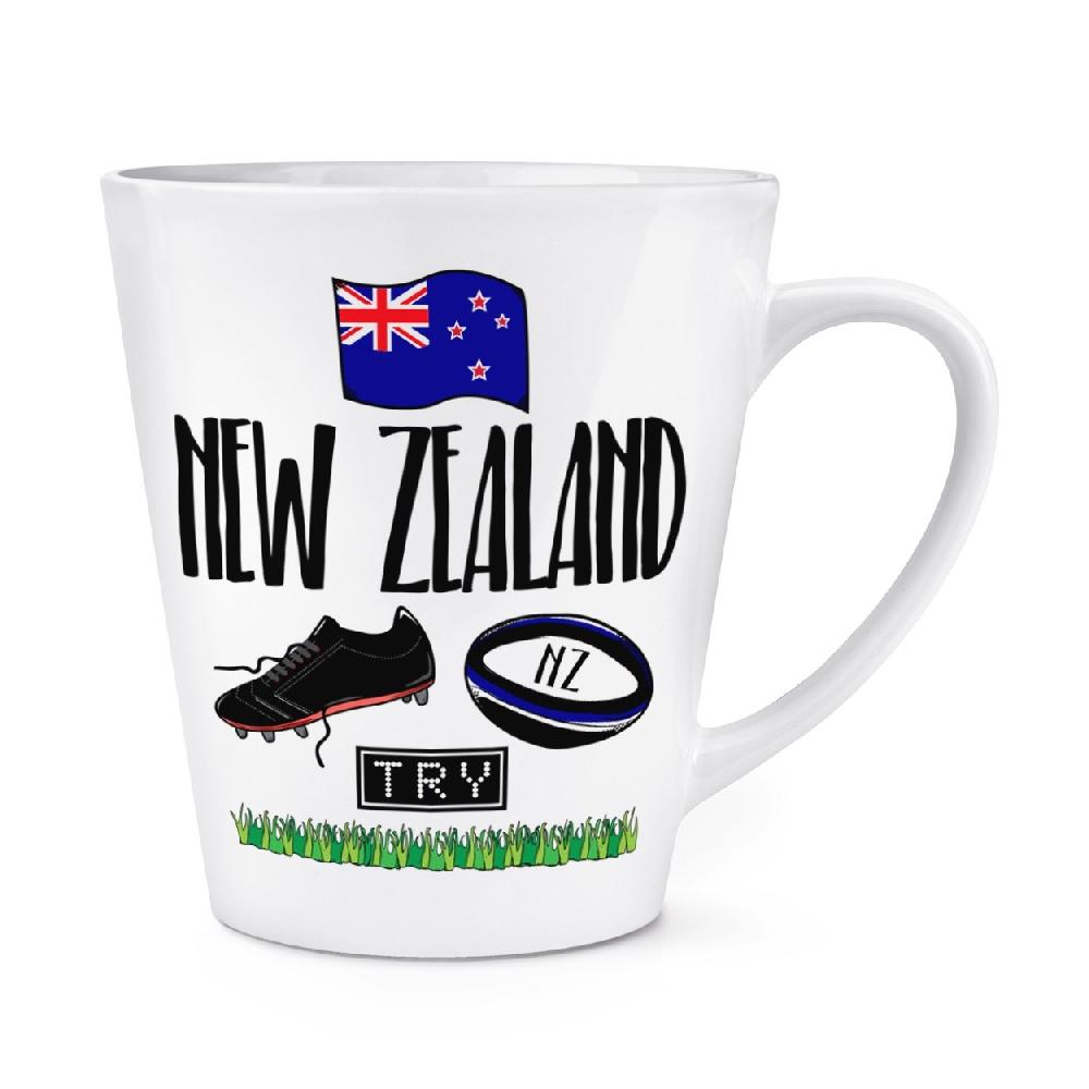 gift base Rugby New Zealand 12oz Latte Mug Cup