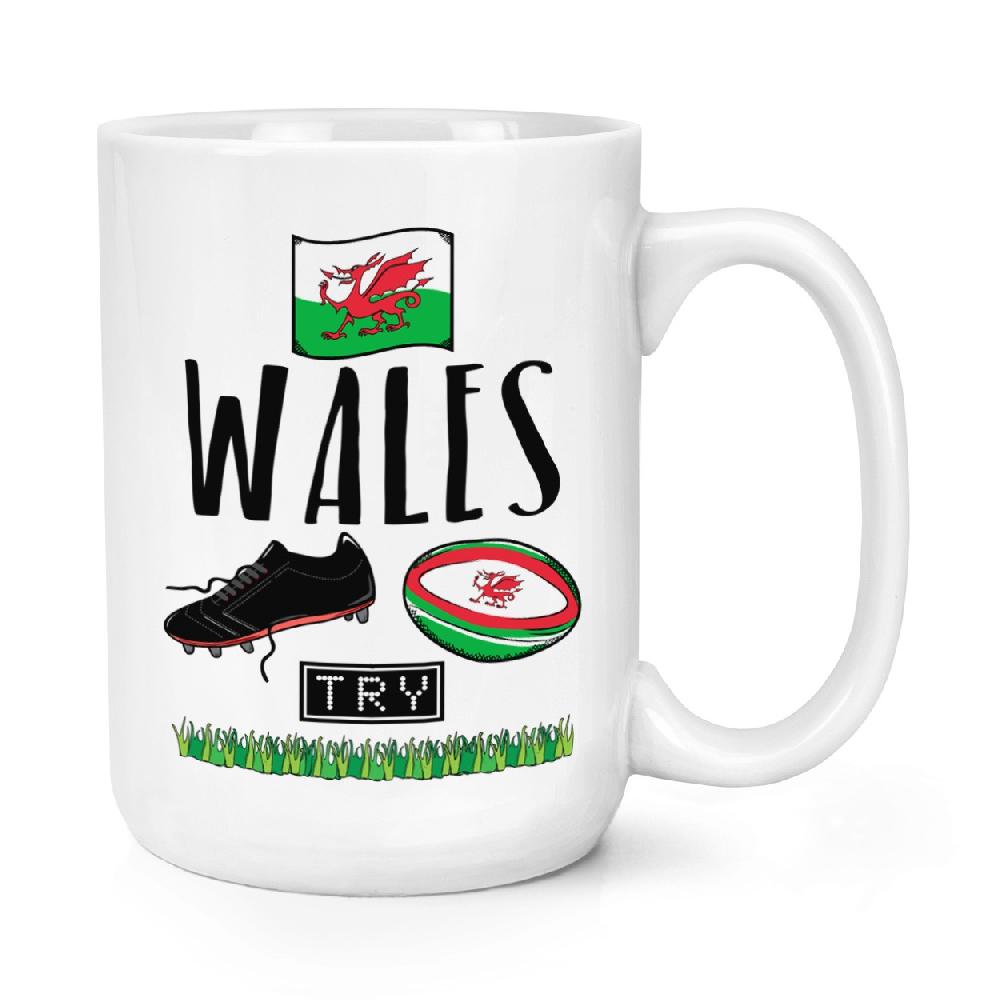gift base Rugby Wales 15oz Large Mug Cup