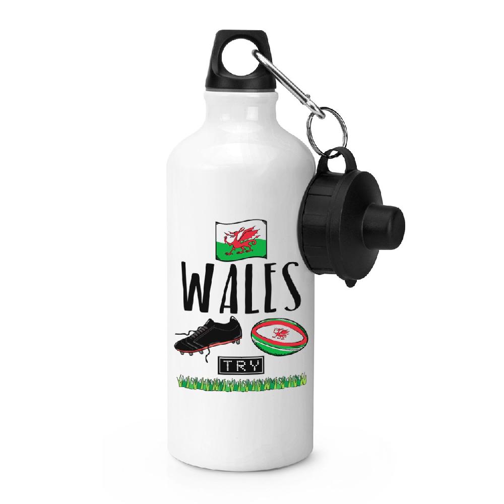 gift base Rugby Wales Sports Bottle