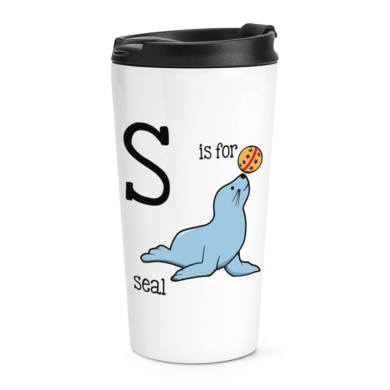 gift base S Is For Seal Travel Mug Cup
