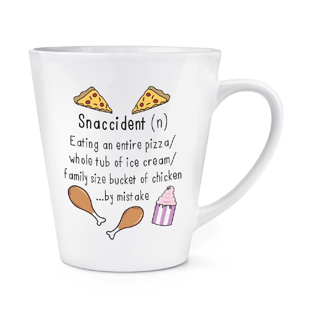gift base Snaccident Definition 12oz Latte Mug Cup