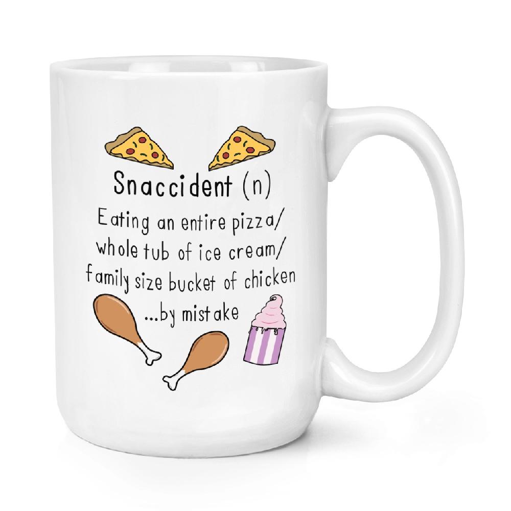 gift base Snaccident Definition 15oz Large Mug Cup