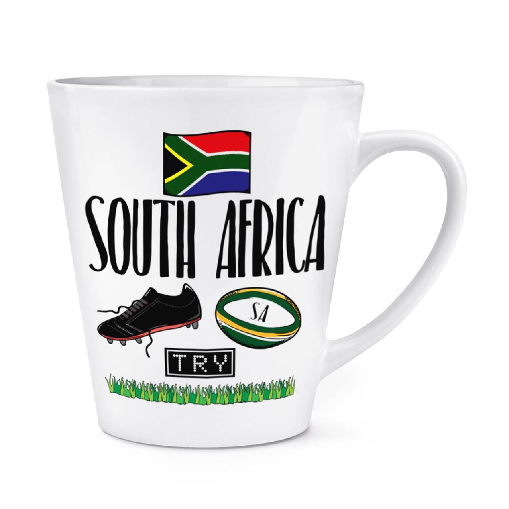 gift base South Africa Rugby 12oz Latte Mug Cup