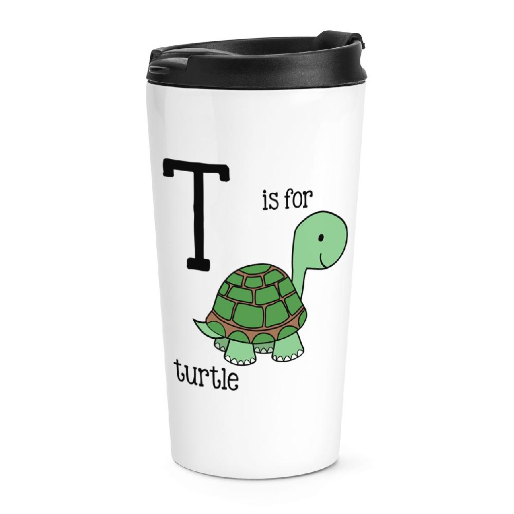 gift base T Is For Turtle Travel Mug Cup
