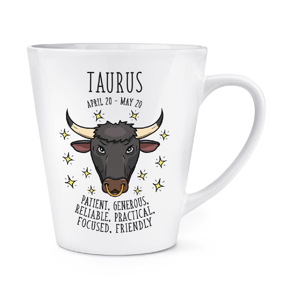 gift base Taurus Horoscope 12oz Latte Mug Cup