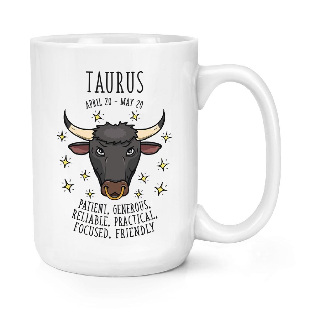 gift base Taurus Horoscope 15oz Large Mug Cup