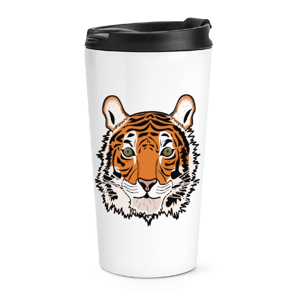 gift base Tiger Face Travel Mug Cup